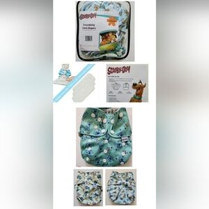 Cloth Diapers Set Scooby Doo Adjustable New